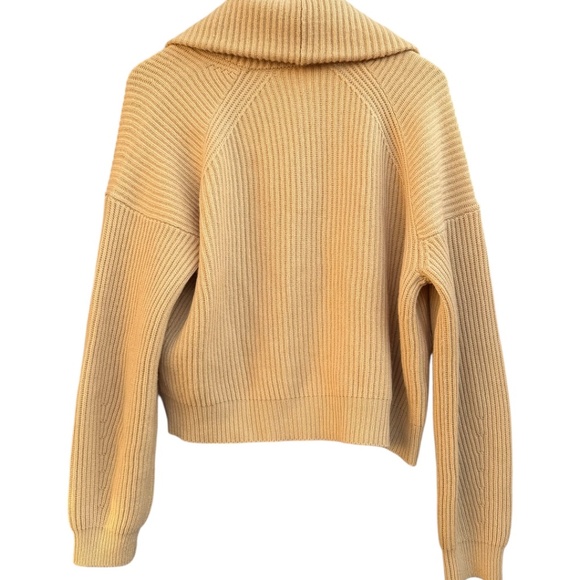 Vince. Wool Cashmere Blend Chunky Open Cropped Cardigan - Picture 8 of 11